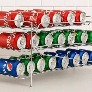 5 Countertop Can Dispenser Rack for Soda Cans 36 Capacity